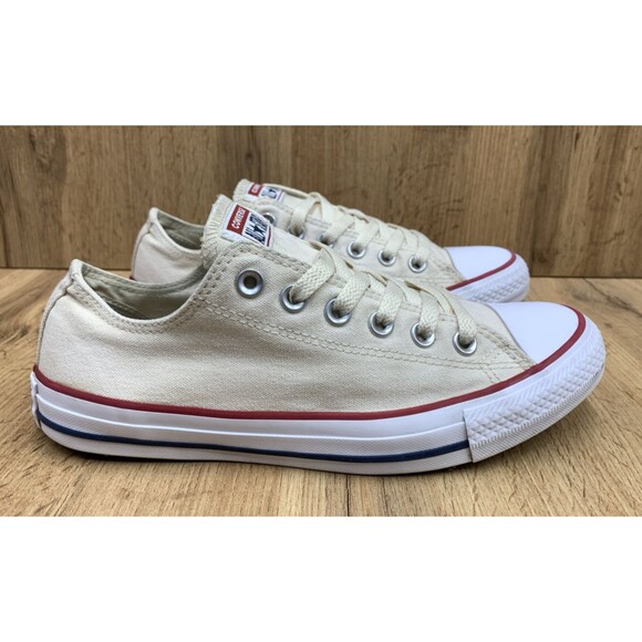 CONVERSE Chuck Taylor ALL STAR OX 159485F Low Top Natural Ivory Sz M6.5 Wm 8.5 - Picture 2 of 14